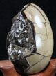Septarian Dragon Egg Geode - Calcite & Barite #34705-4